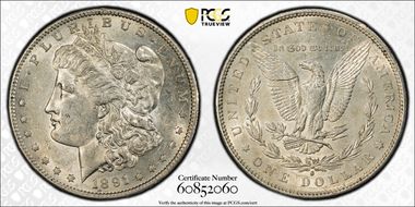 1891-S $1 AU53