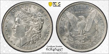 1882-O $1 MS62