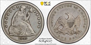 1842 $1 XF40