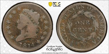 1814 1C Plain 4 VG10BN
