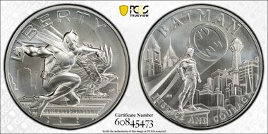 2025 Medal DC Comics - Batman 1oz Ag First Strike MS70