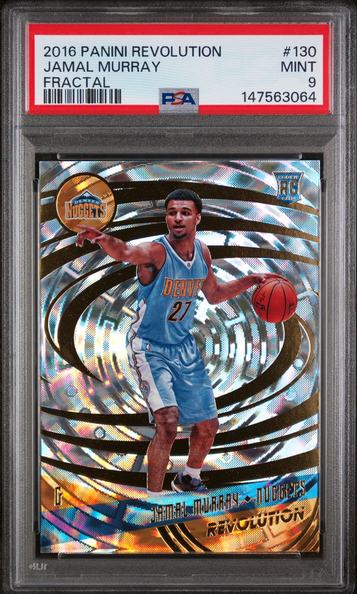 2016 Panini PANINI REVOLUTION FRACTAL #130 Jamal Murray front