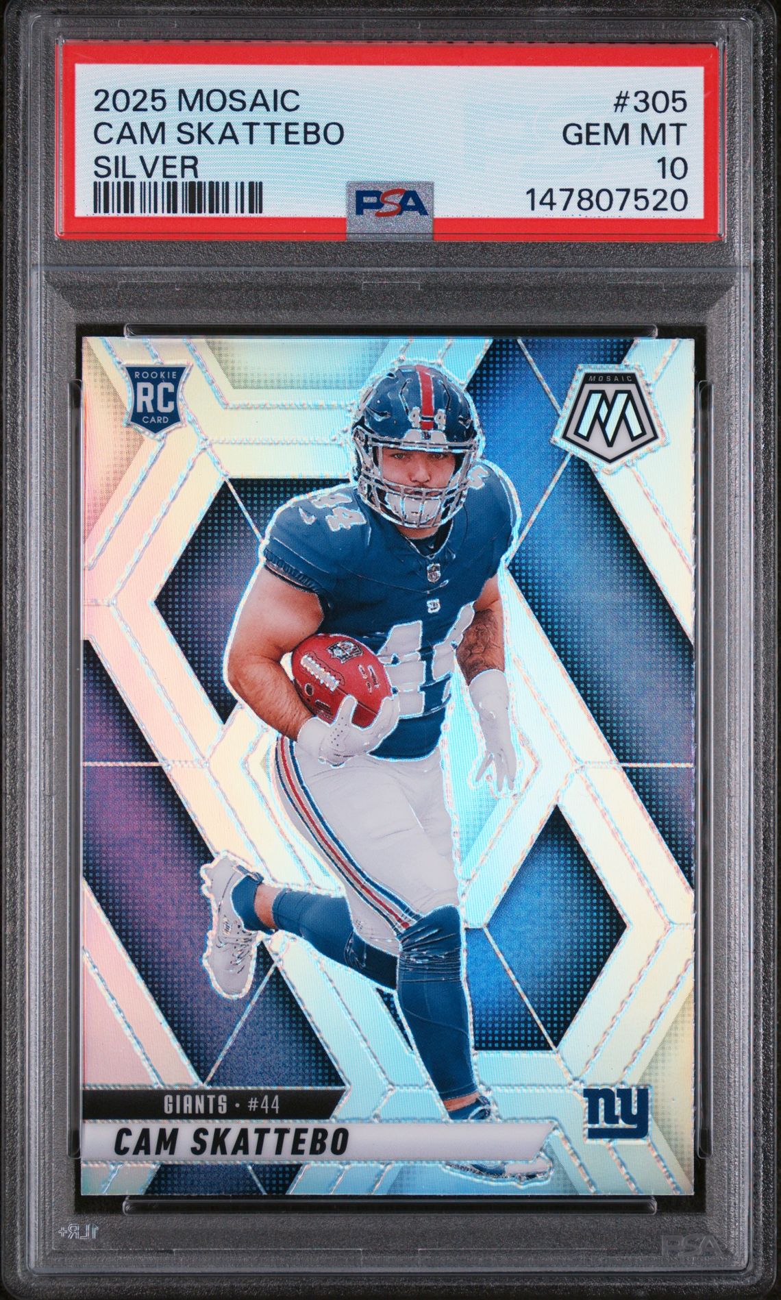 2025 Panini PANINI MOSAIC GOLD NO HUDDLE #305 Cam Skattebo front