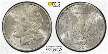 1881-S $1 MS64
