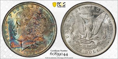 1883-O $1 MS62