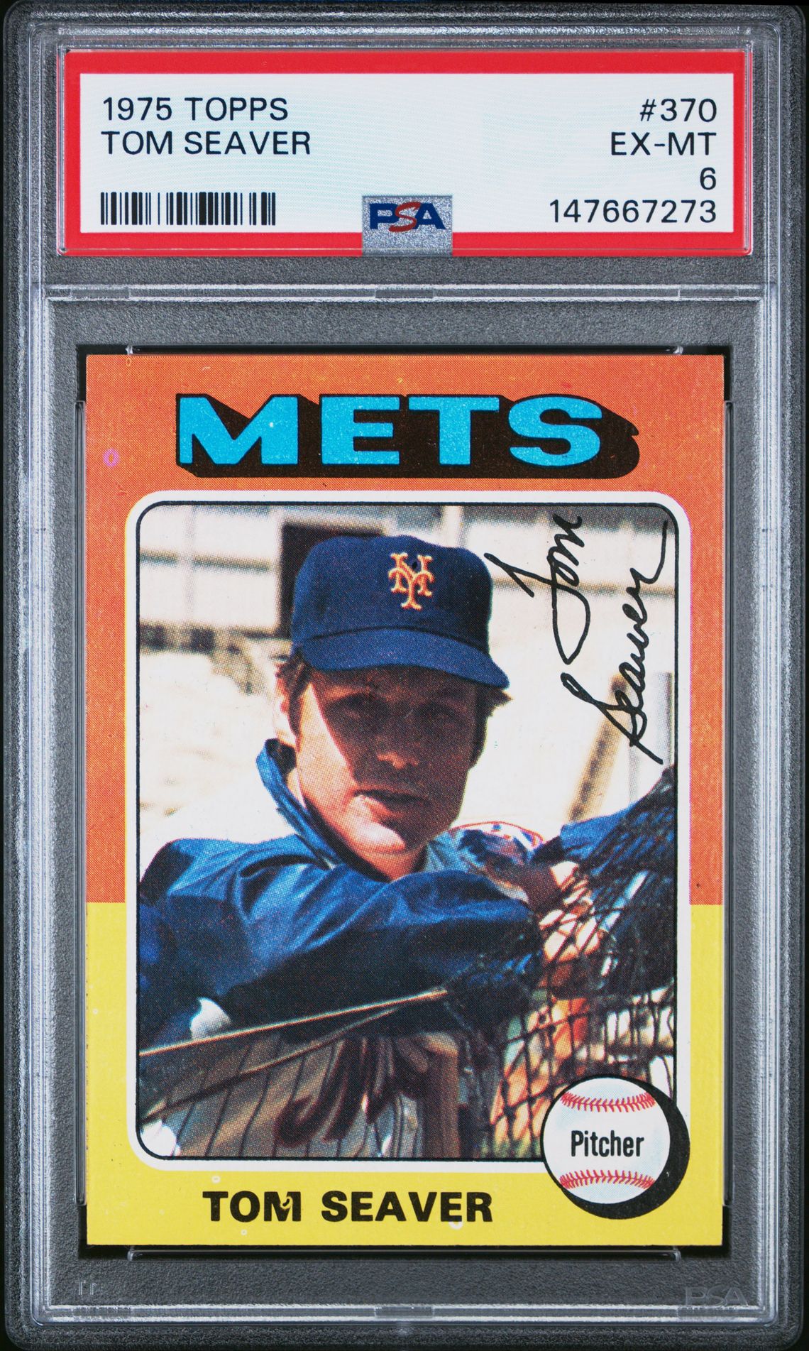 1975 Topps #370 Tom Seaver front