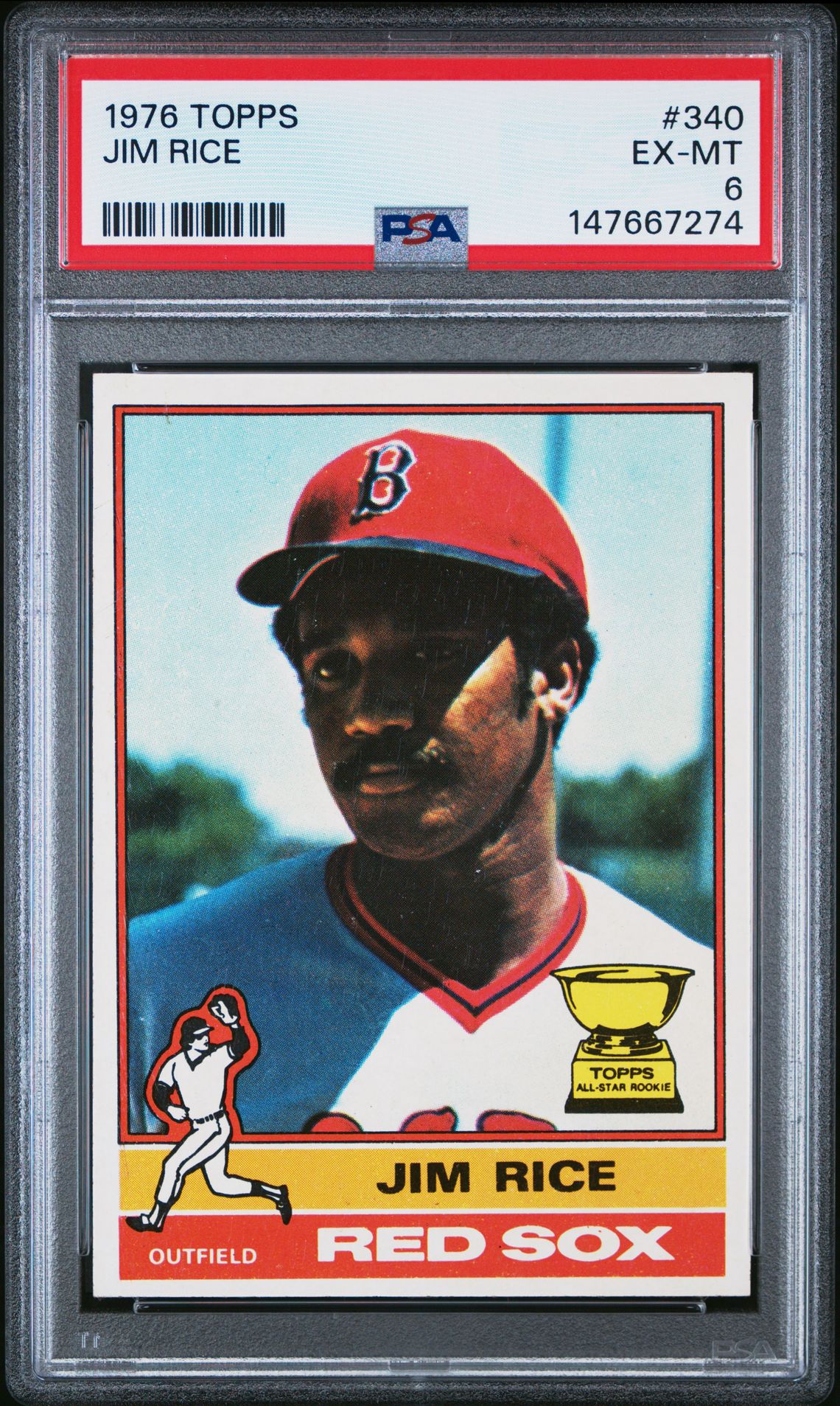 1976 Topps TOPPS Jim Rice front