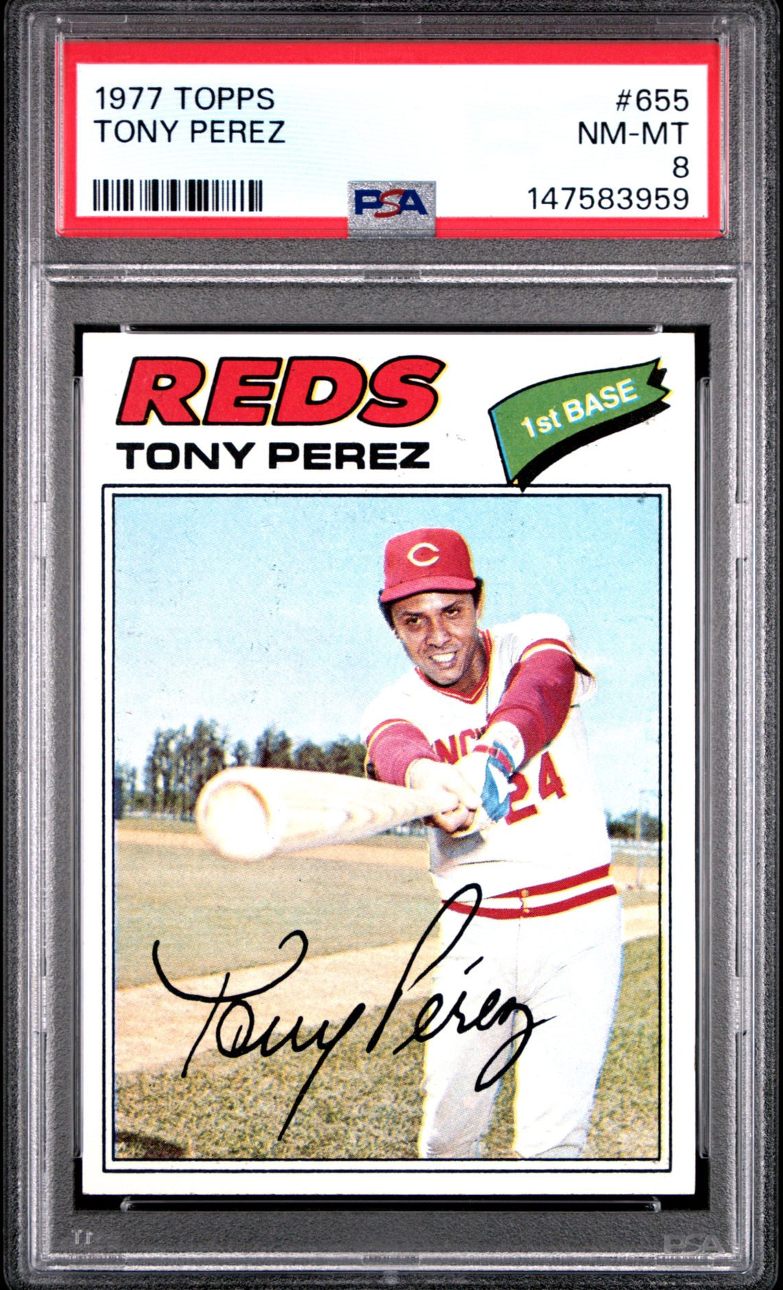 1977 Topps TOPPS #655 Tony Perez front