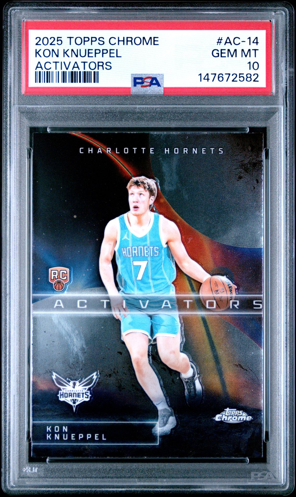 2025 Topps TOPPS CHROME ACTIVATORS RAYWAVE #AC-14 Kon Knueppel front