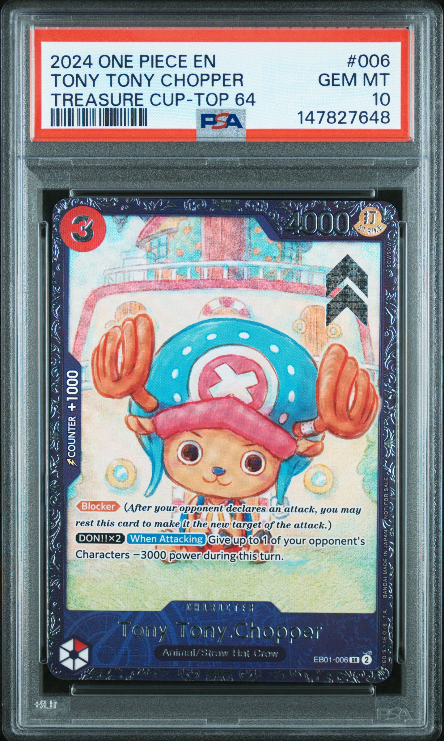 2024 #006 Tony Tony Chopper PSA 10 One Piece Promos