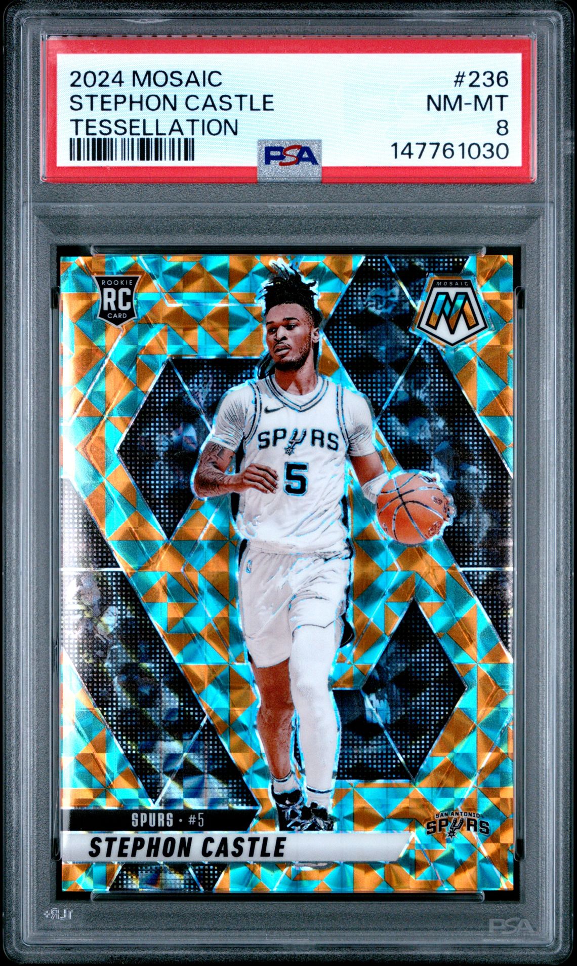 2024 Panini PANINI MOSAIC TESSELLATION #236 Stephon Castle front