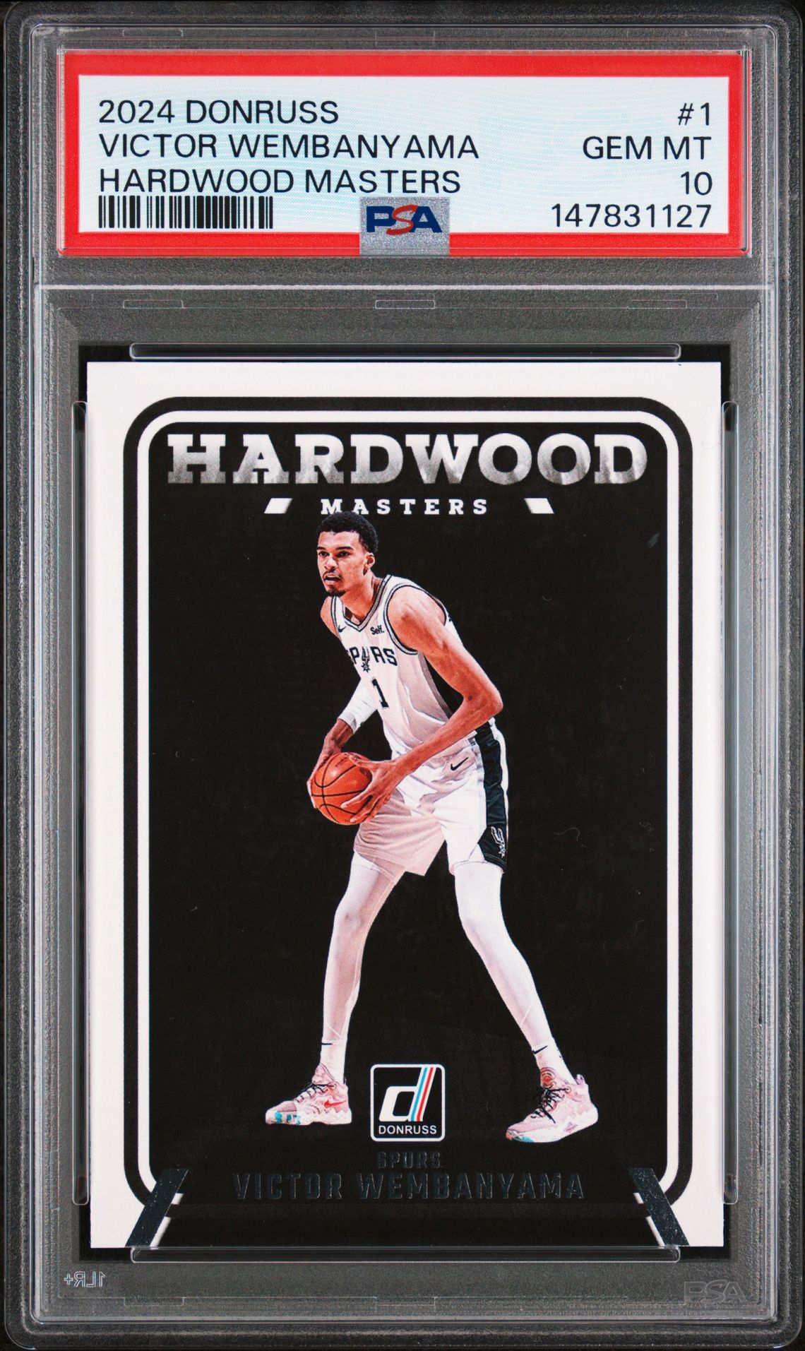 2024 Panini PANINI DONRUSS HARDWOOD MASTERS #1 Victor Wembanyama front