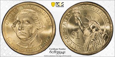 2007-P $1 George Washington Position B MS65