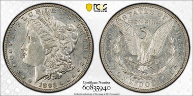 1893 $1 AU53