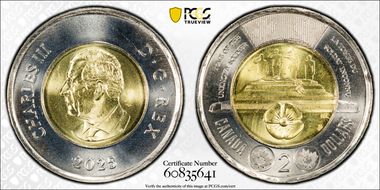 2025 $2 Tomb of the Unknown Soldier MS64