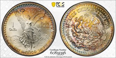 1993-Mo Onza Libertad Ag MS66