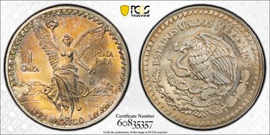 1994-Mo Onza Libertad Ag MS66