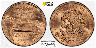 1957-Mo 20C MS66RD
