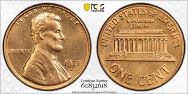 1971-S 1C MS65RD