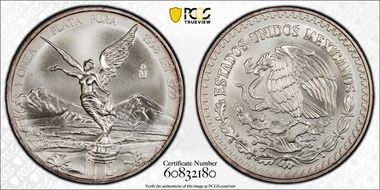 1998-Mo Onza Libertad Ag MS67