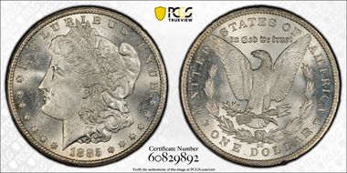 1885-CC $1 MS63