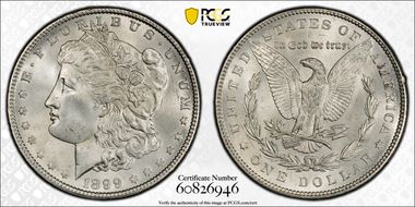 1899 $1 MS64