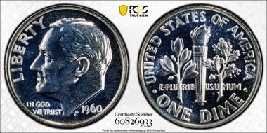 1960 10C PR66