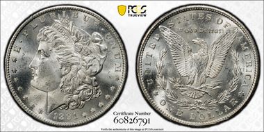 1891-S $1 MS65+ 