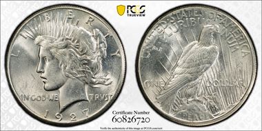 1927 $1 MS63