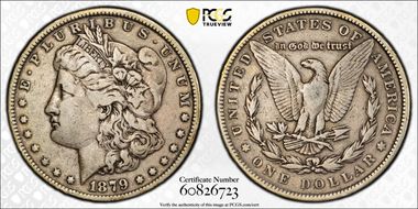 1879 $1 VF20
