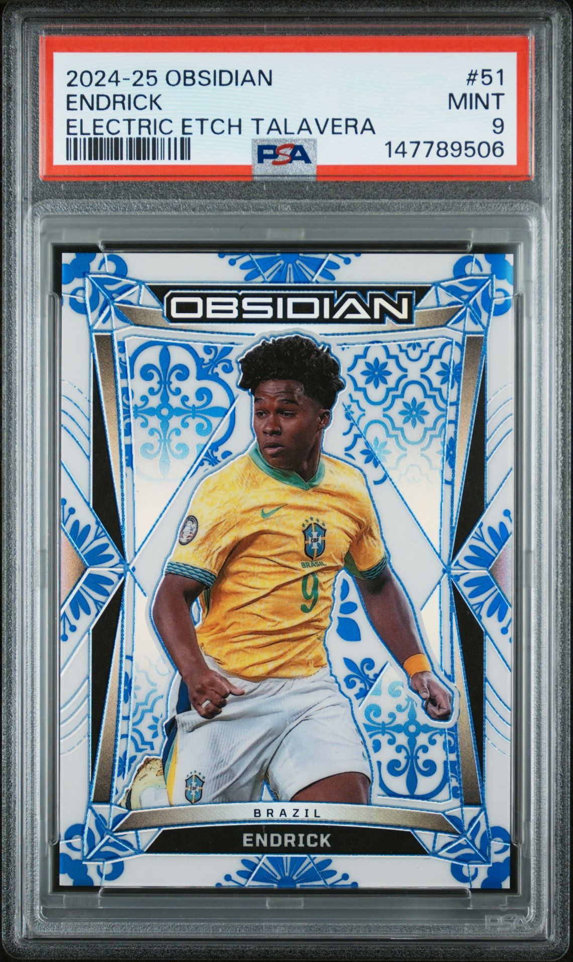 2024-25 Panini PANINI OBSIDIAN ELECTRIC ETCH TALAVERA #51 Endrick front