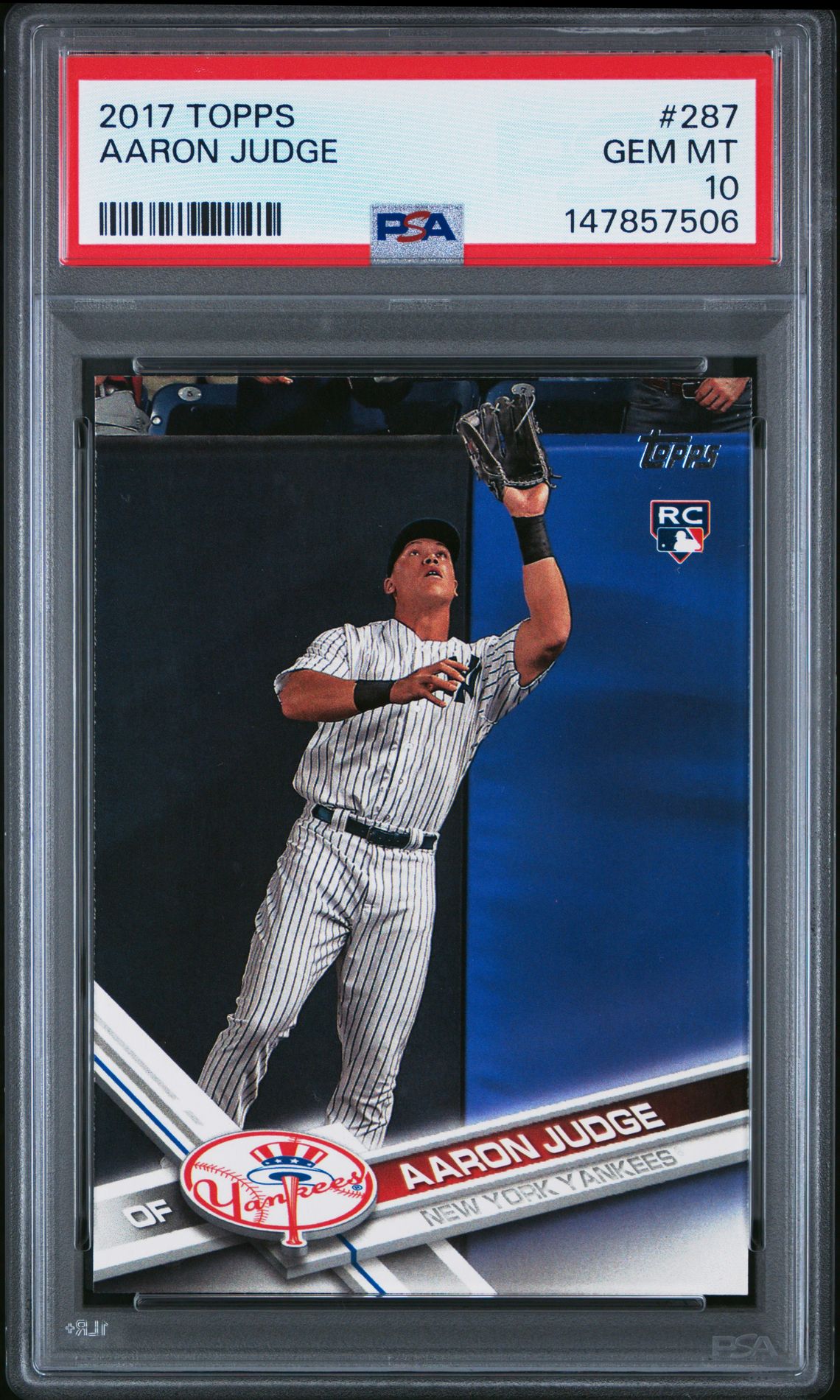 2017 Topps TOPPS #287 Aaron Judge front