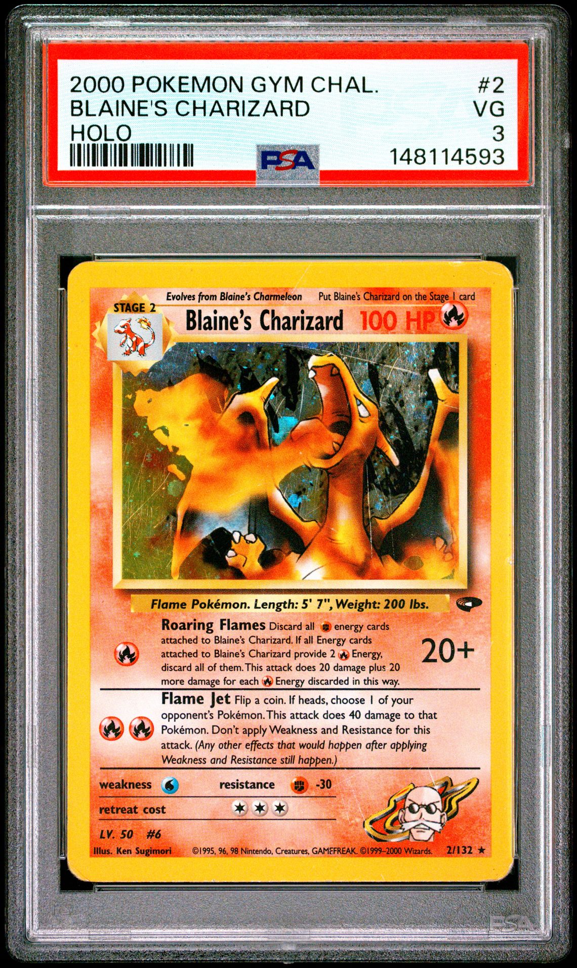 CHARIZARD POKEMON GYM CHALLENGE 2000