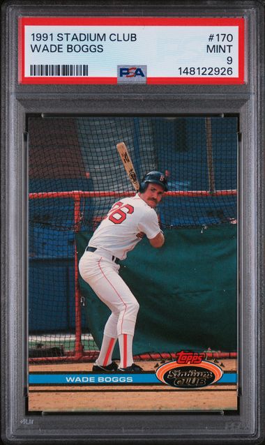 1991 Topps Stadium Club #170 Wade Boggs front