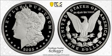 2025-S $1 Morgan Dollar PR70DCAM