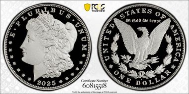 2025-S $1 Morgan Dollar PR70DCAM