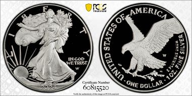 2024-W  $1 Silver Eagle PR70DCAM