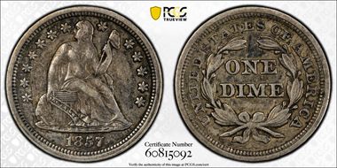 1857 10C XF40