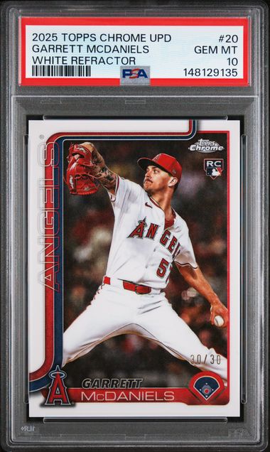 2025 Topps Topps Chrome Refractor #20 Garrett front