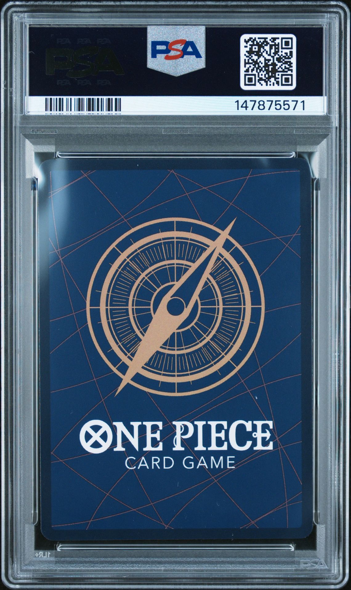 2025 One Piece Op13-Carrying On His Will Monkey D. Luffy #118 (Wanted Alternate Art) Gem Mt 10 back