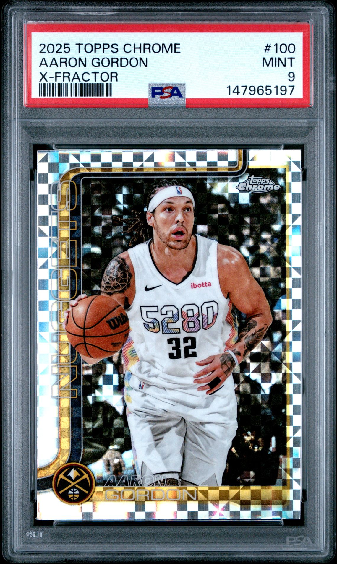 2025 Topps Chrome #100 Aaron Gordon front