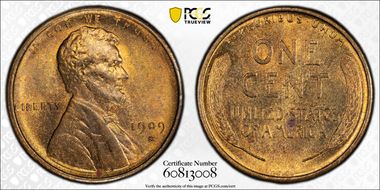 1909-S VDB 1C MS63RB