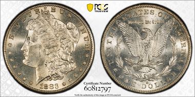 1883-S $1 MS63