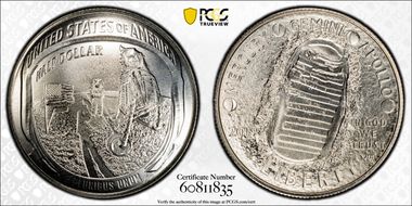 2019-D 50C Apollo 11 50th Anniversary MS70