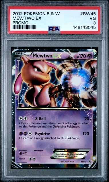 2012 Pokemon POKEMON BLACK & WHITE PROMO #BW45 Mewtwo Ex front