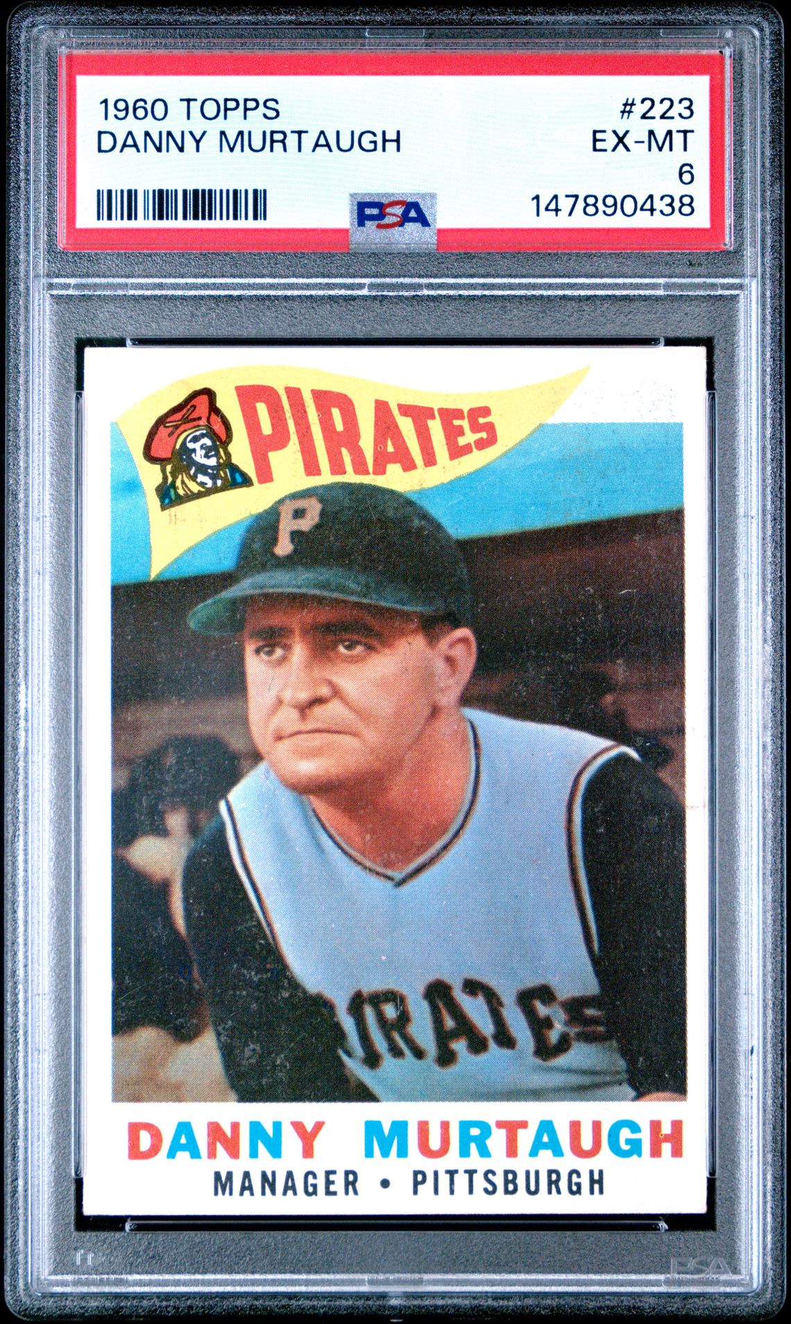1960 Topps TOPPS #223 Danny Murtaugh front