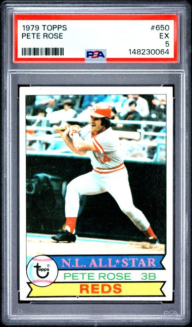 1979 Topps #650 Pete Rose front