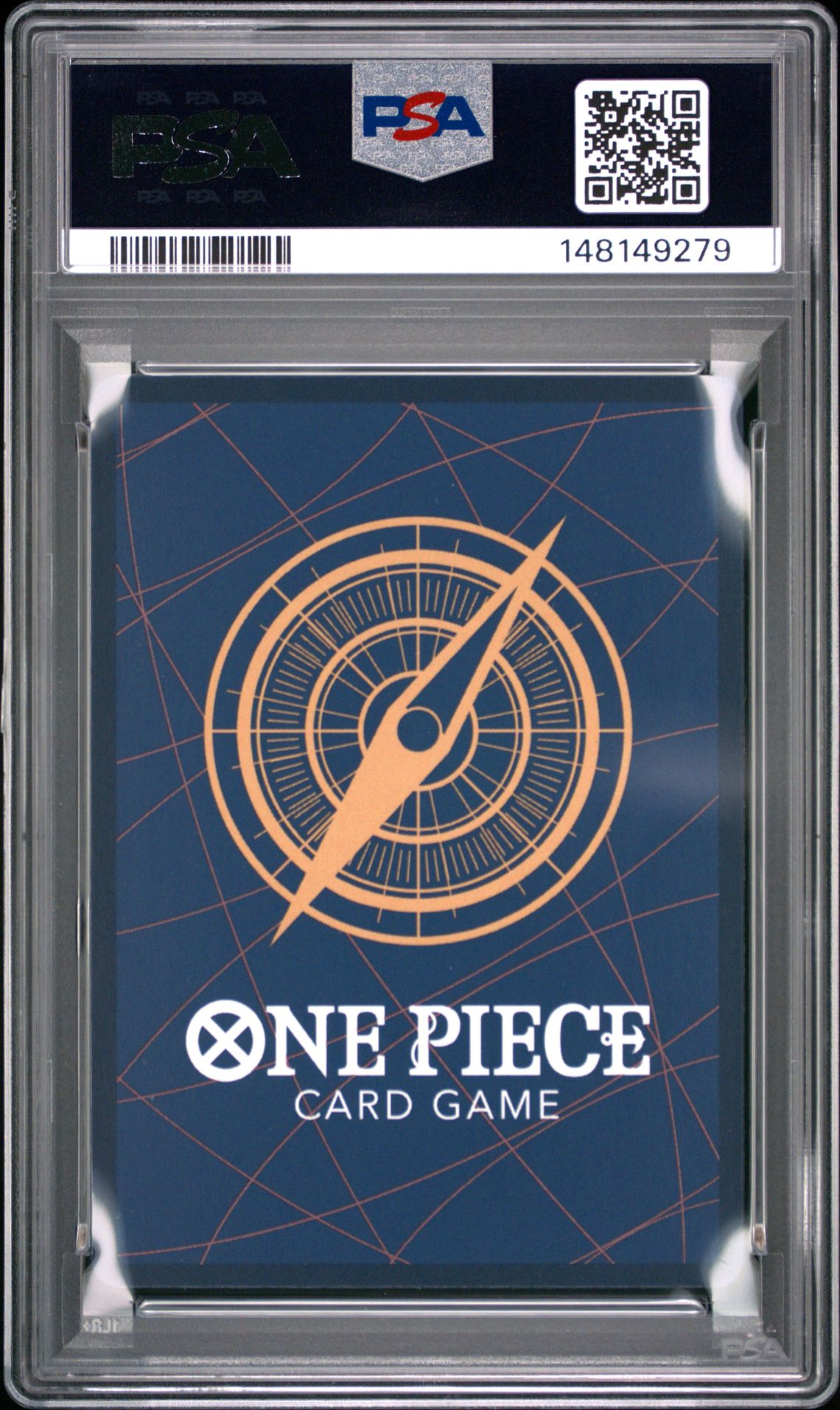 2025 One Piece Op13-Carrying On His Will Monkey D. Luffy #118 (Alternate Art) Gem Mt 10 back view - PSA certificate #148149279
