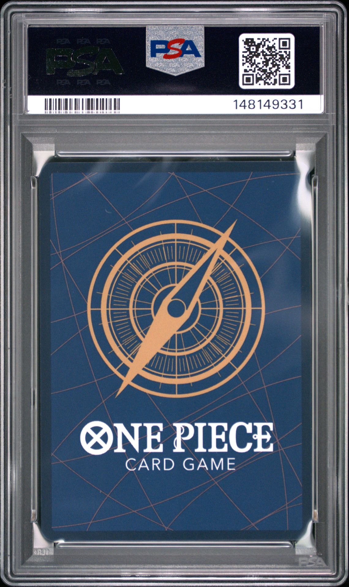 2023 One Piece Op05-Awakening Of The New Era Monkey D. Luffy #012 (1St Anniversary) Gem Mt 10 back