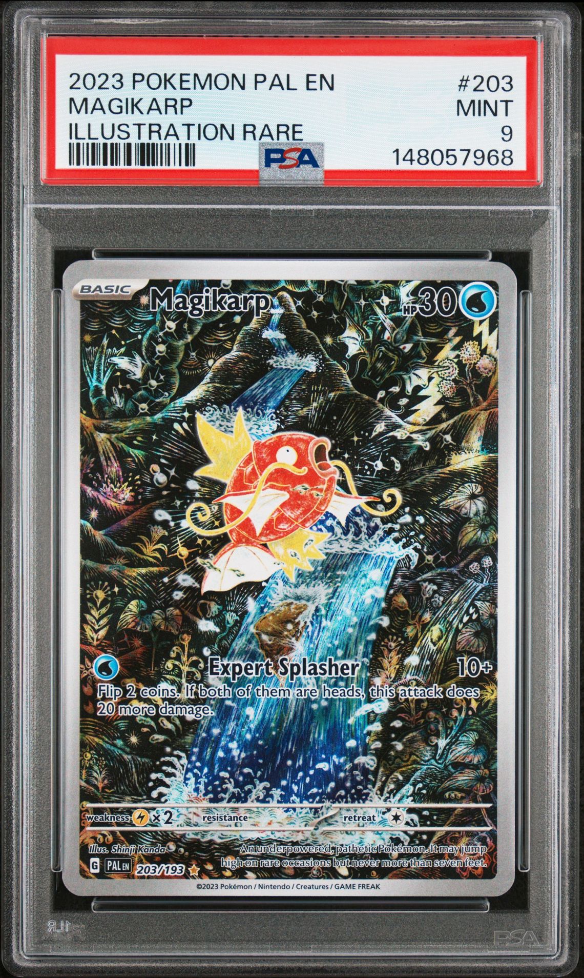 2023 Pokemon Pal En-Paldea Evolved Magikarp #203 (Illustration Rare) Mint 9 front